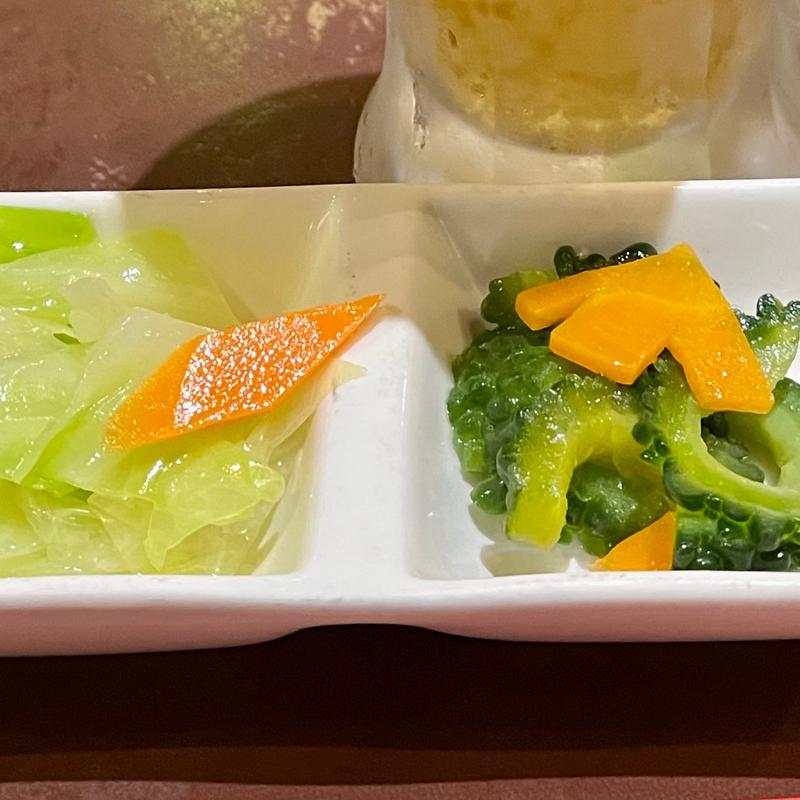 お通し(本格中華料理 陳家私菜 新宿店)