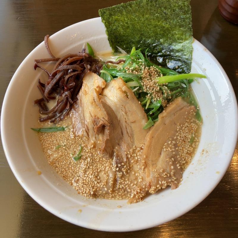 わけぎラーメン(とんこつらあめん楽台新店)