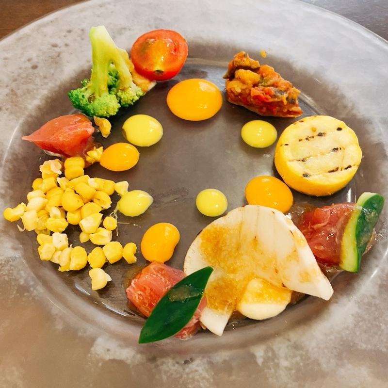 ランチコース　季節の野菜(MareBlu & MORAN BAGEL)