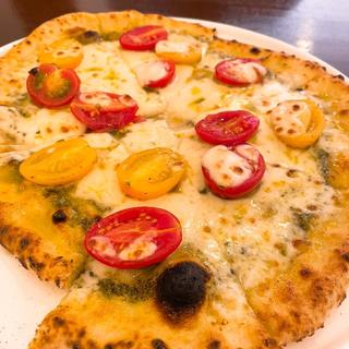 ランチコース　トマトとモッツァレラチーズのピザ(MareBlu & MORAN BAGEL)
