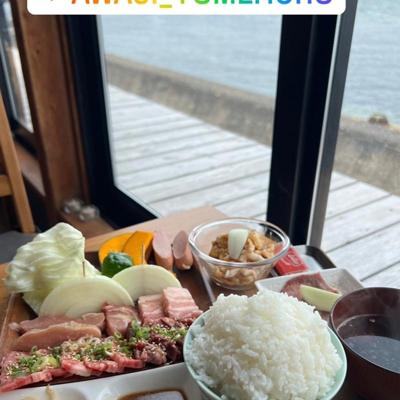 贅沢焼肉Aセット(淡路 夢ホルモン)