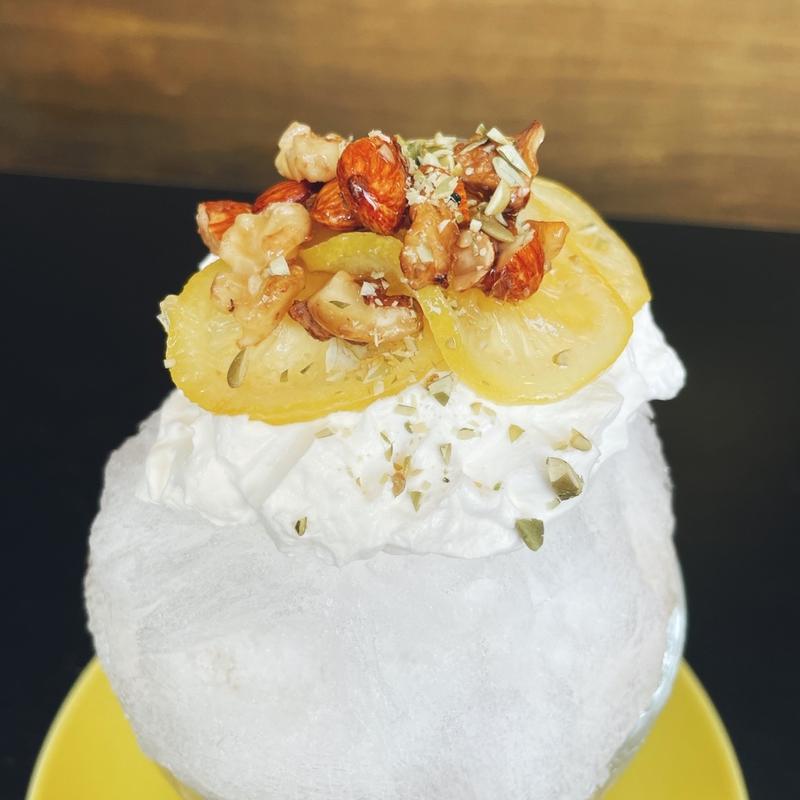 檸檬のかき氷(喫茶　檸檬の)