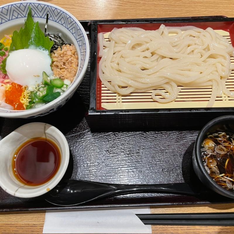小せいろうどんセット(ゆめあん食堂 調布駅北口店)