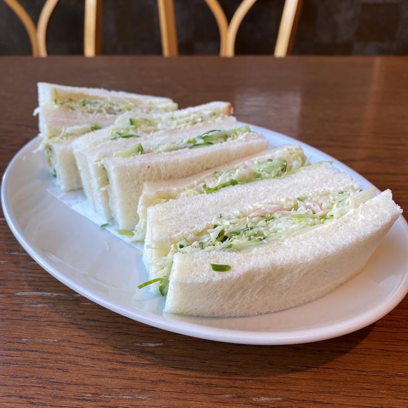 コールスローサンド(支留比亜珈琲店 大治店)