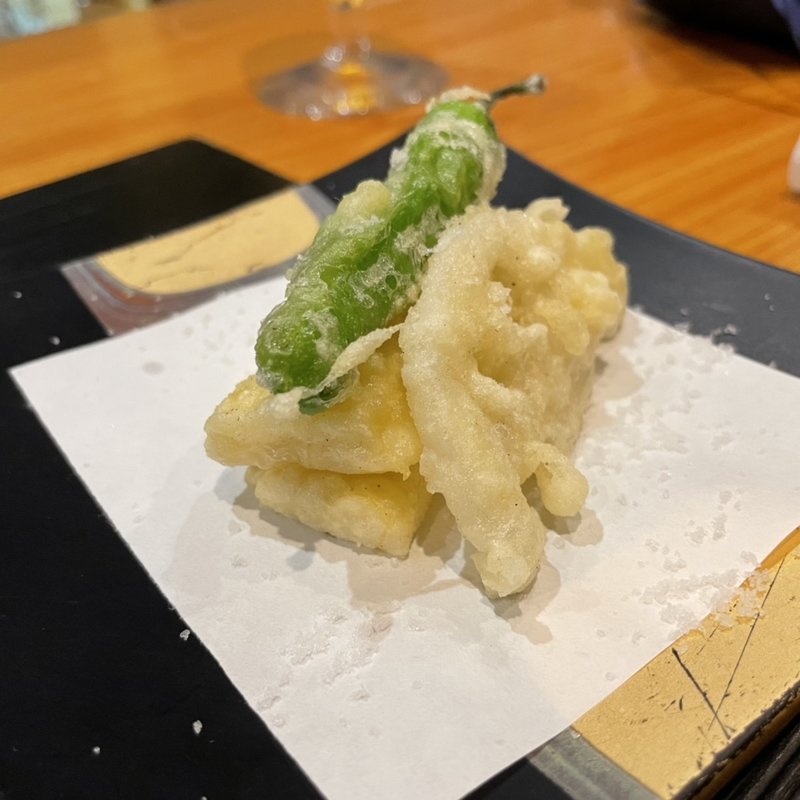 とうもろこしの天麩羅(ラのロ)