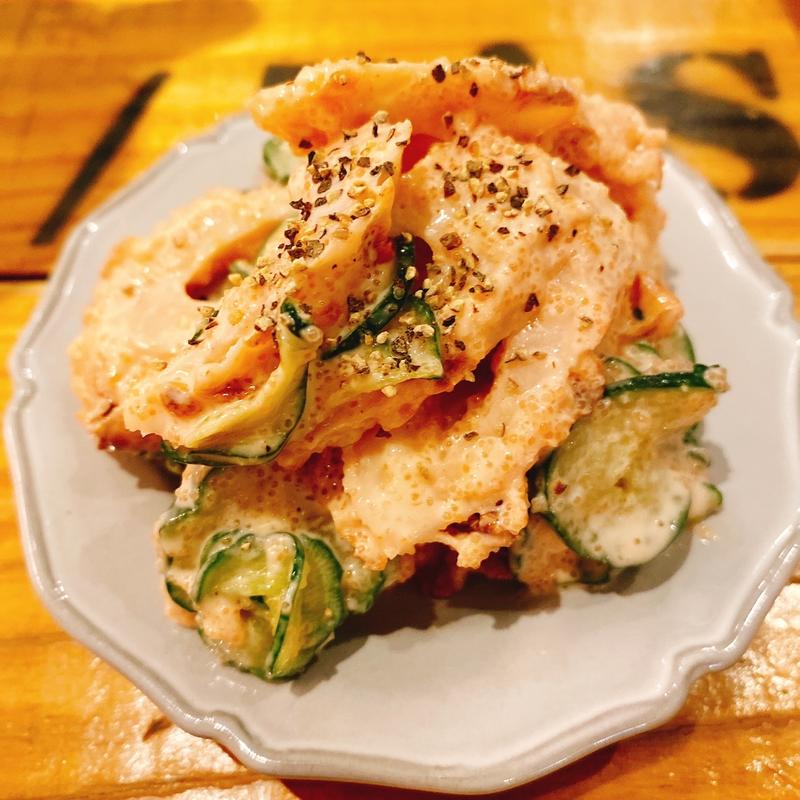 ちくわと胡瓜の明太マヨ(立呑処 ハチハチ )