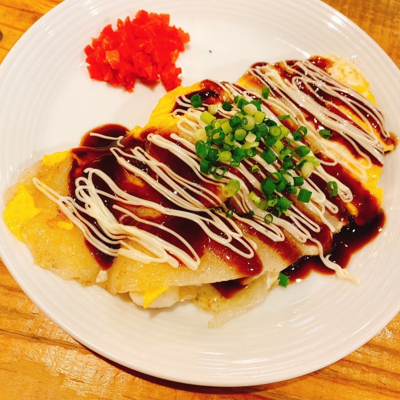 もっちもちイカ&えび焼き(立呑処 ハチハチ )