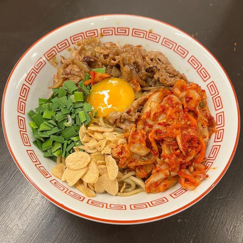 スタミナまぜそば(博多とんこつ 豚の足跡)