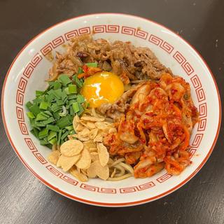 スタミナまぜそば(博多とんこつ 豚の足跡)