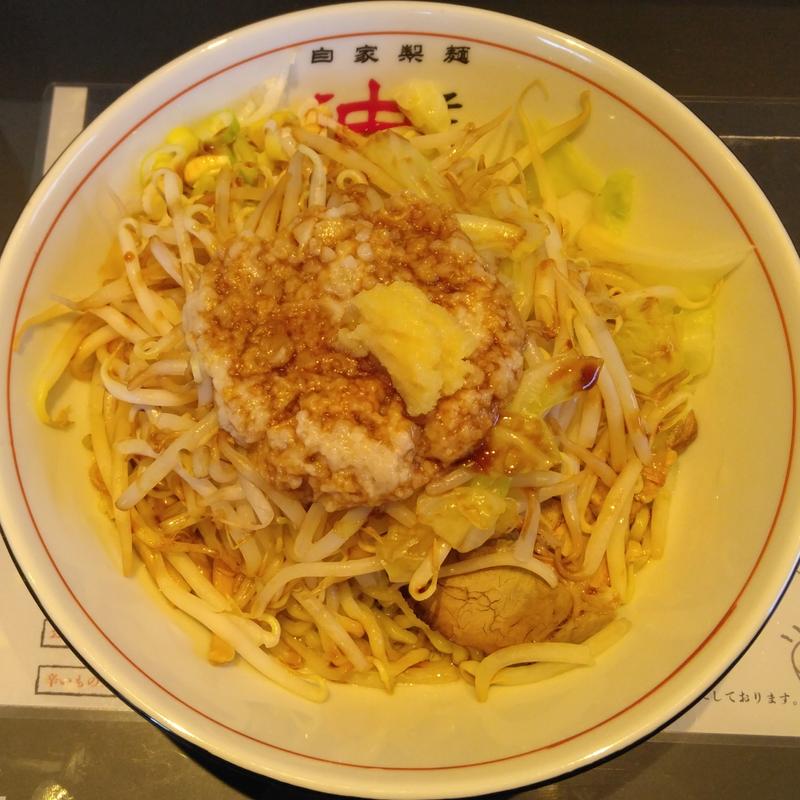 二郎系油そば(油そば はてな 五橋店)