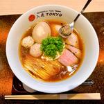 ポルチー二醤油らぁ麺(特製トッピング)(入鹿TOKYO)