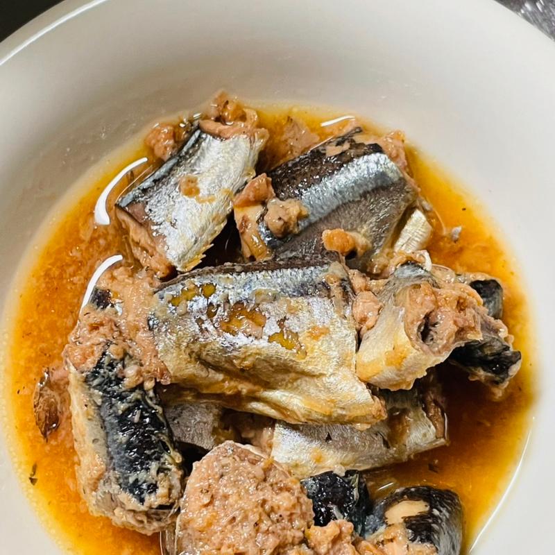 さんま缶詰(自宅)