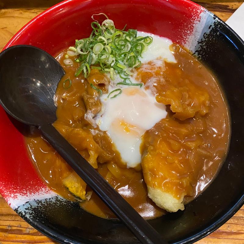 カレーうどん(大地のうどん　博多駅ちかてん)