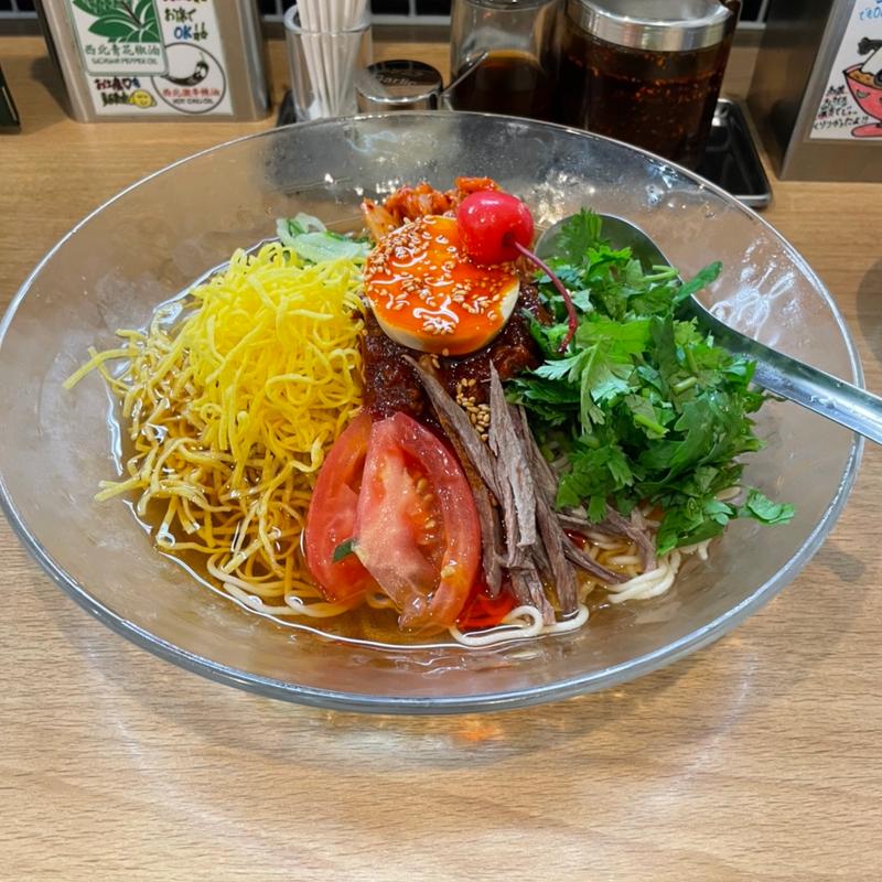 瀋陽辣牛肉醤冷麺(西北拉麺)