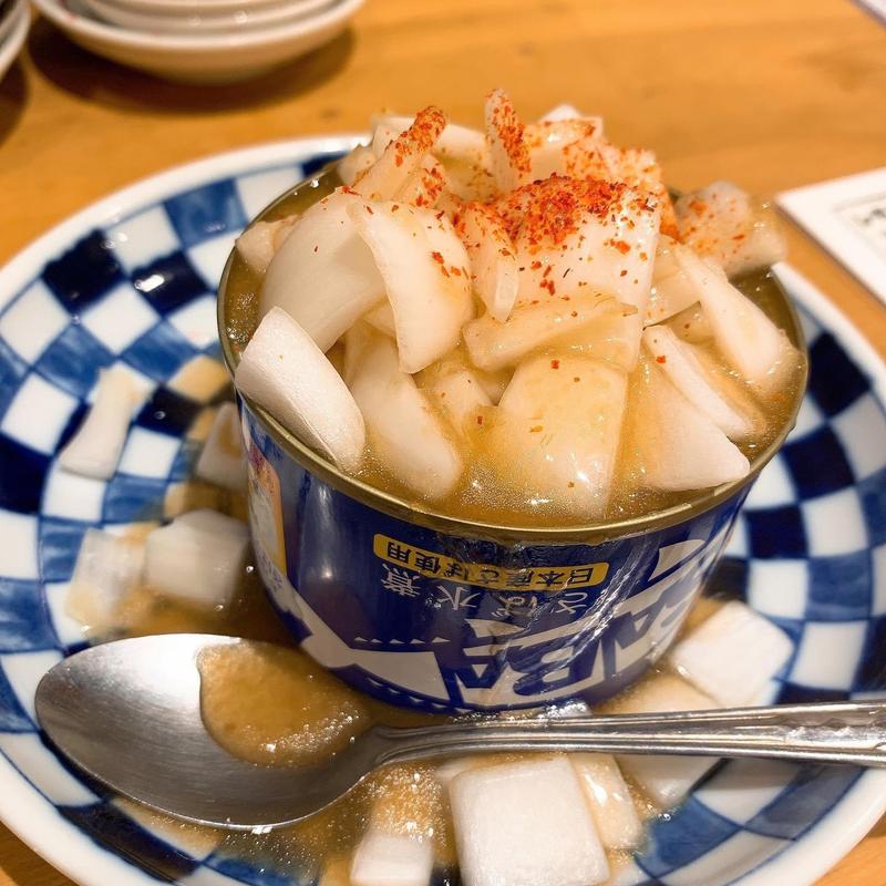 サバ缶サラダ(すし酒場　さしす)