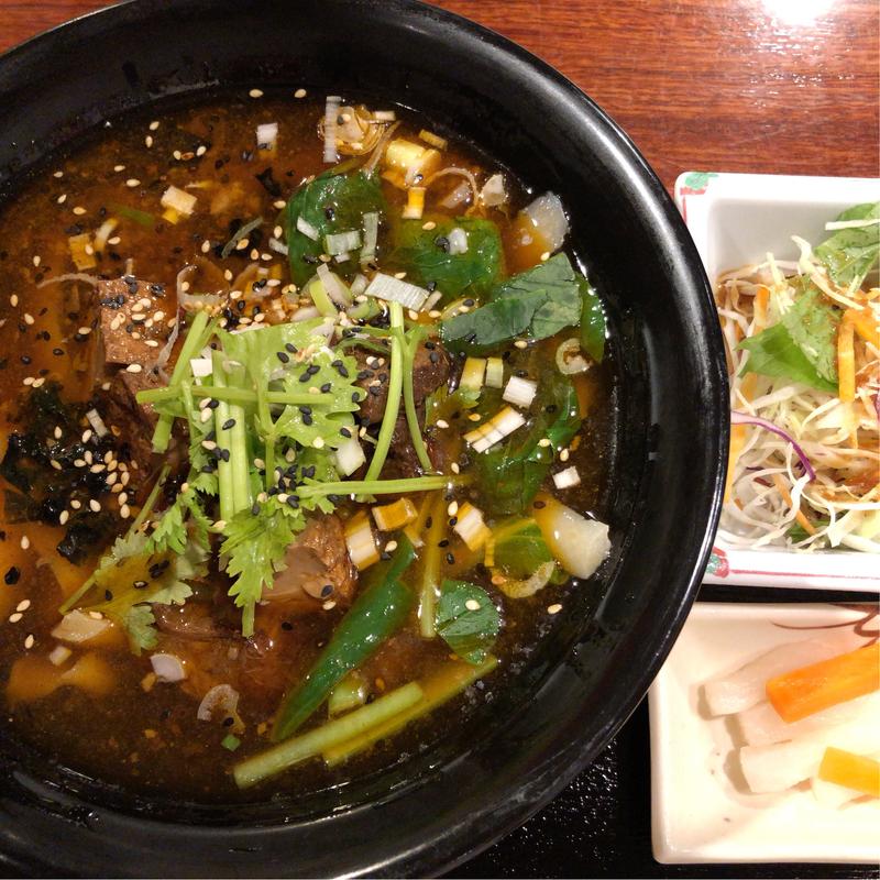 薬膳角煮牛バラ刀削(チャ〜ボン多福楼 二俣川店)