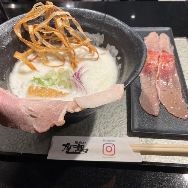 鶏soba 肉寿司セット(鶏soba座銀　神戸本店)