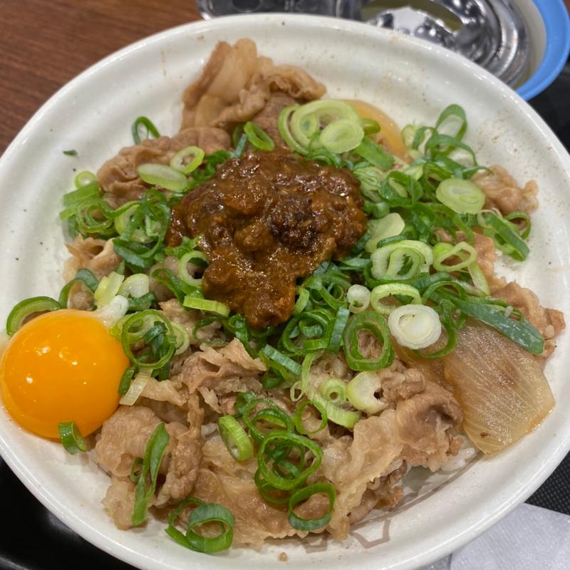 スパイシーキーマ牛めし(松屋 天神店)