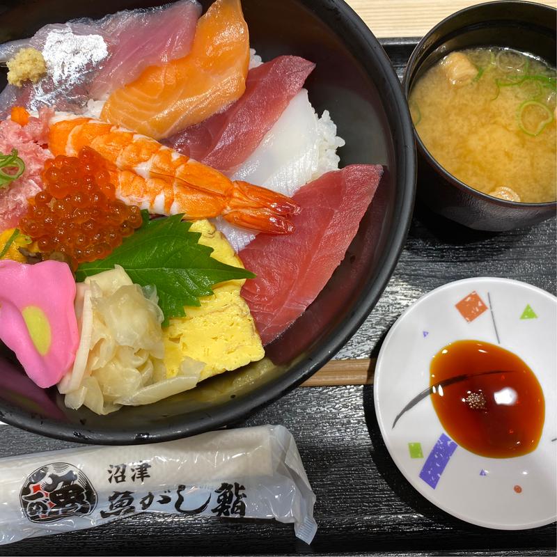 魚がし丼DX(沼津魚がし静岡店)