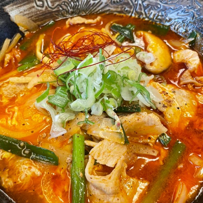 旨辛火鍋麺(湯の郷 絢ほのか)