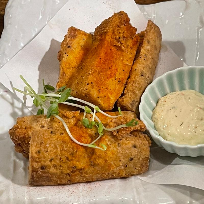 松代産　長芋のから揚げ(信州地酒と旨い肴shinsyu 季野鼓)