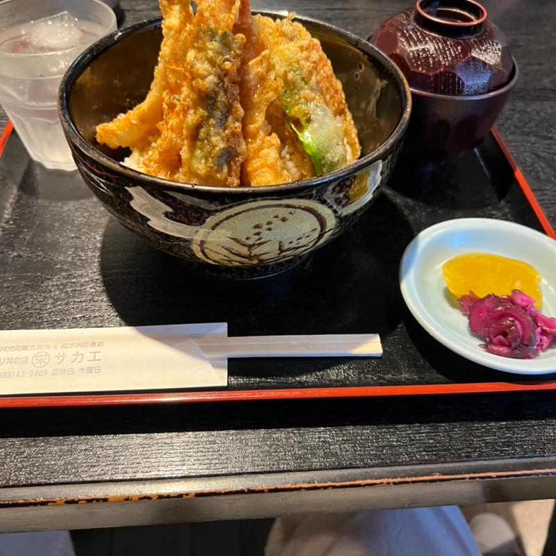 天丼(大盛り)(こだわり丼の店 サカエ)