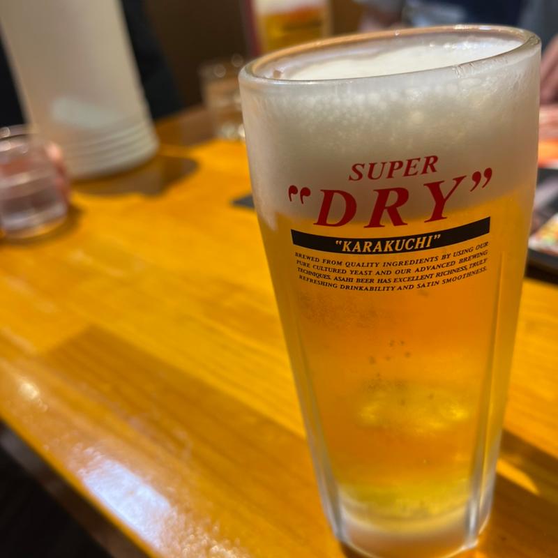 生ビール(中華料理 福楽餃子坊 新生町店)
