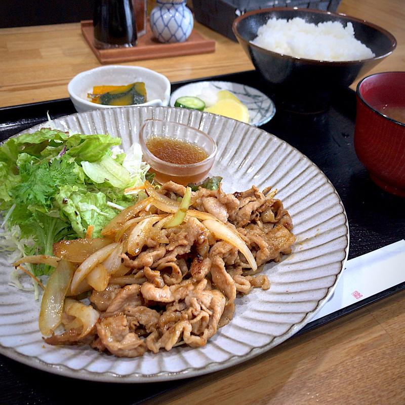 生姜焼き定食(居酒屋美津保)
