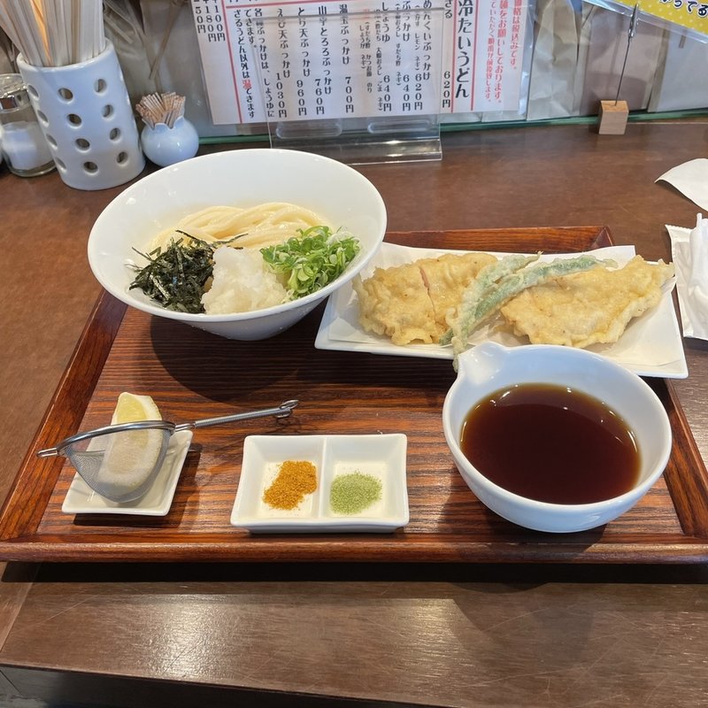 淡路鳥天ぶっかけうどん(いってつ)