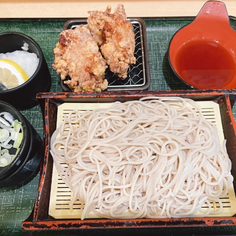 唐揚げおろし蕎麦(うちそば)