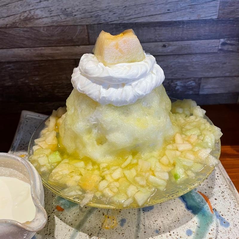 メロンこぼし緑(Tokyo ShaveIce Ancredore)