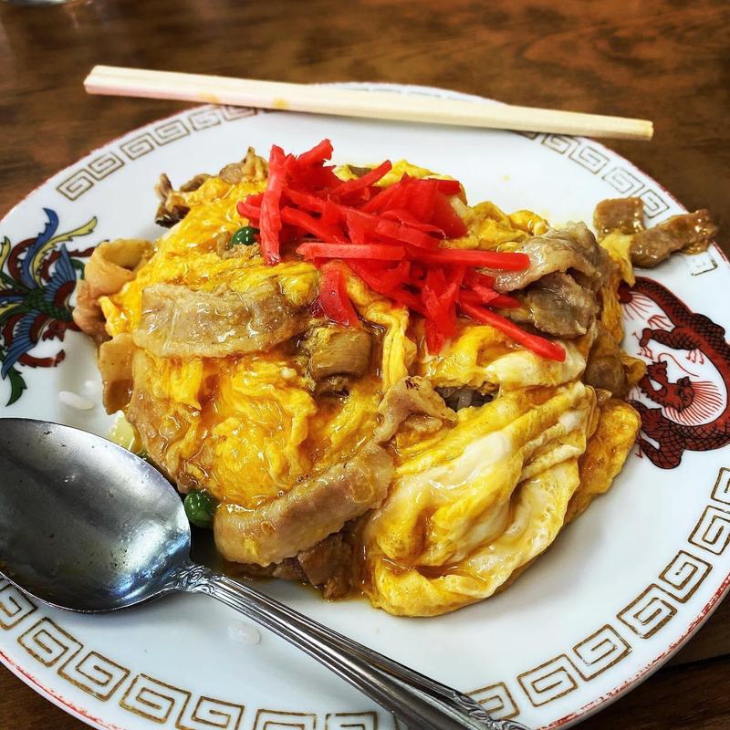 豚肉玉子飯(白川台一貫楼 )