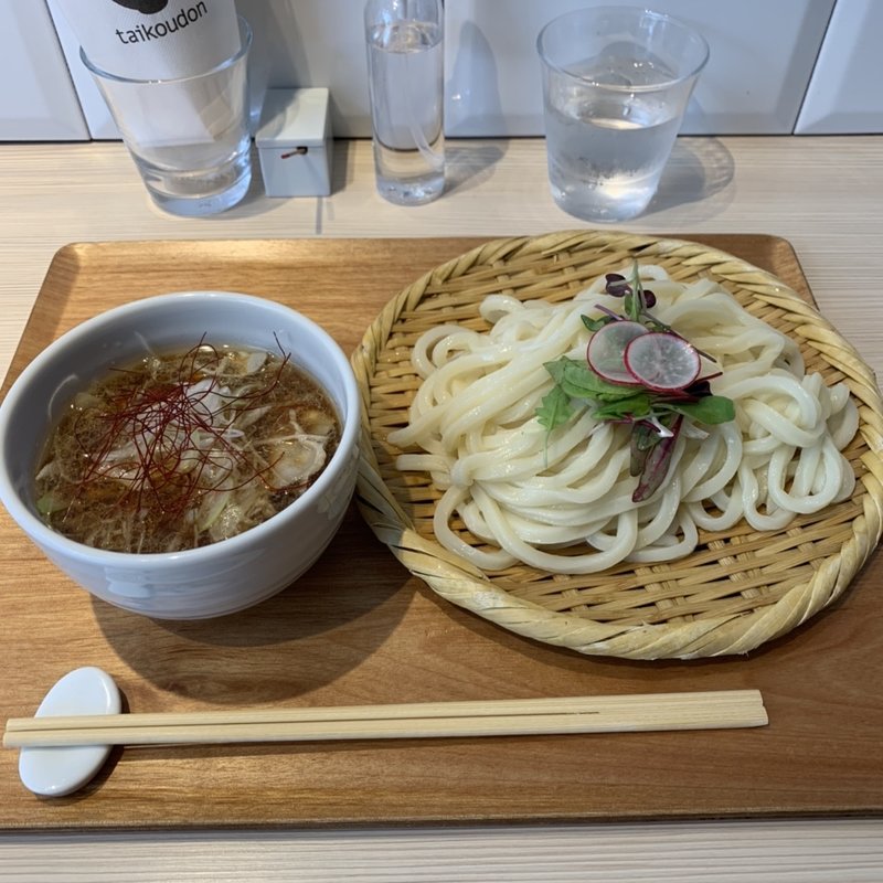 豚肉と白ネギのつけうどん(大盛)(太閤うどん 中町店 )