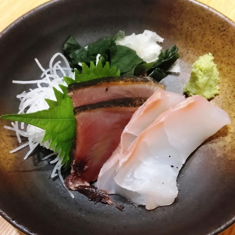 本日の鮮魚二点盛り(すし波奈 浦和パルコ店)