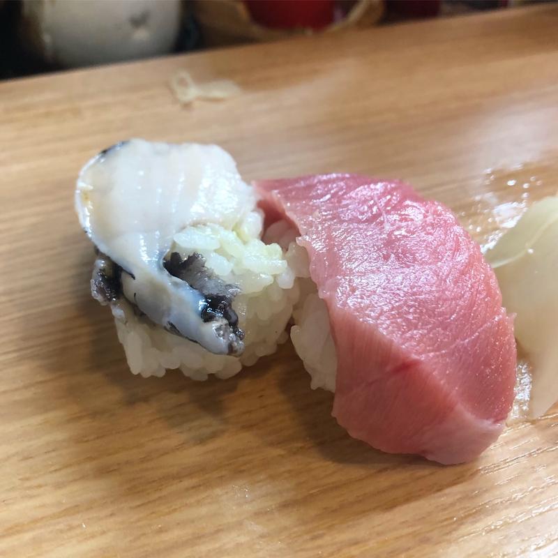 鮑・中トロ(寿し政)