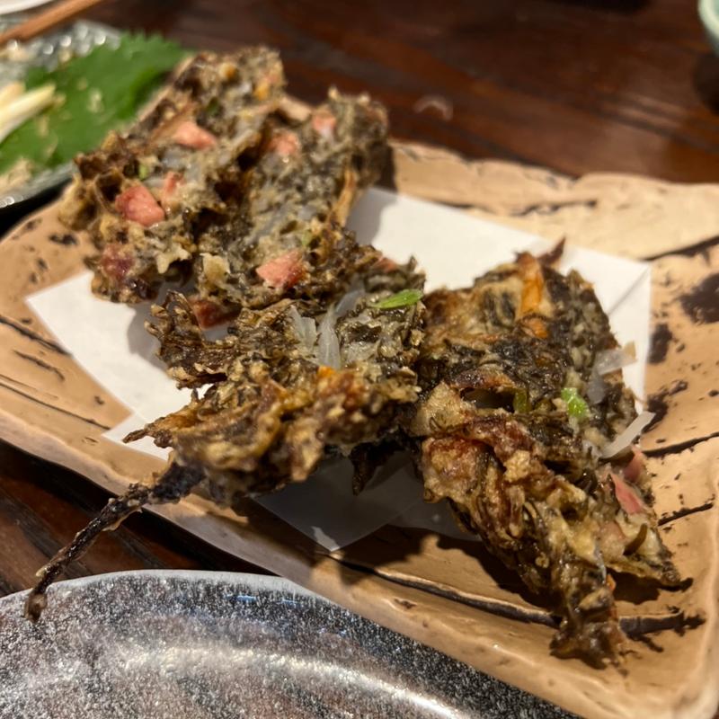 もずく天麩羅(南島酒菜 青の海)