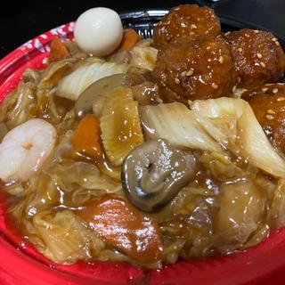 八宝菜肉団子丼(フードウェイ アイランドシティ店 )