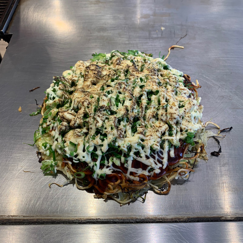 府中焼き　あぶりネギマヨ(府中焼き としのや 堺町店 )