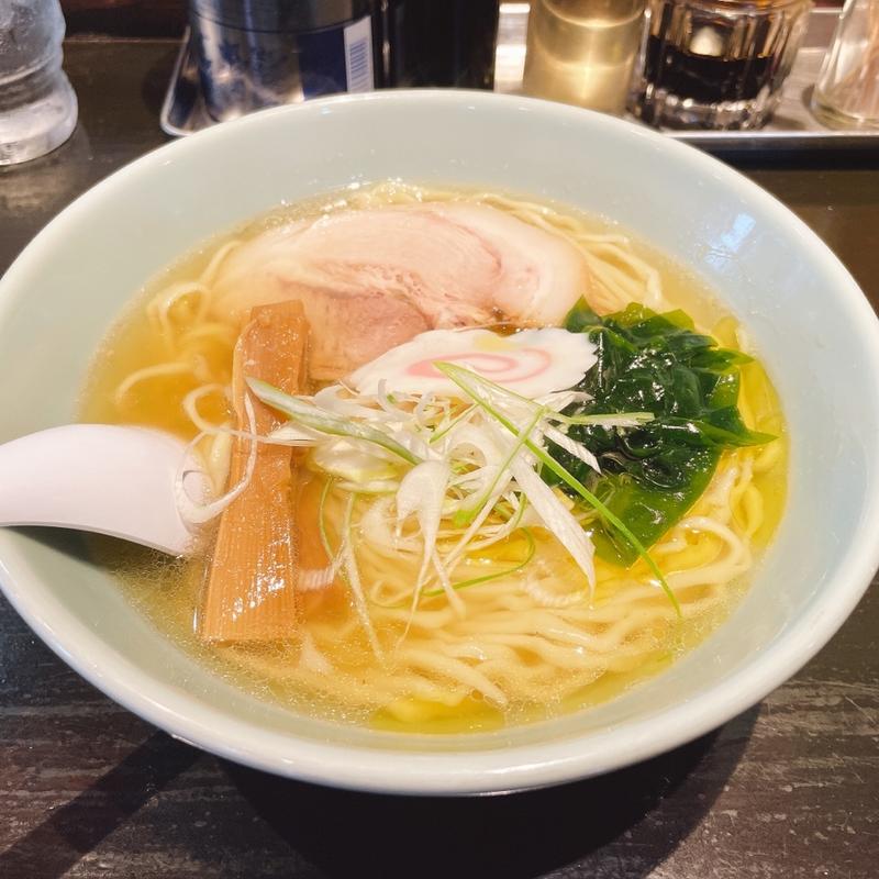神宝塩の手打ちラーメン(柳麺まる重)