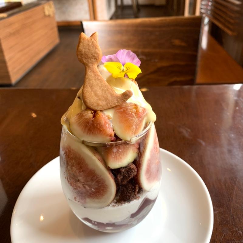 いちじくパフェ(おやつ工房　雅)
