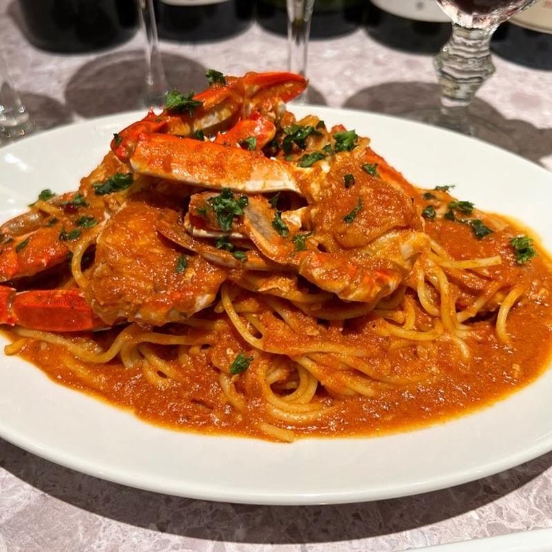 ワタリガニパスタ(フレンチ酒場GOLD)