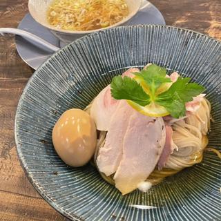 上昆布水のつけそば塩(自家製麺オオモリ製作所)