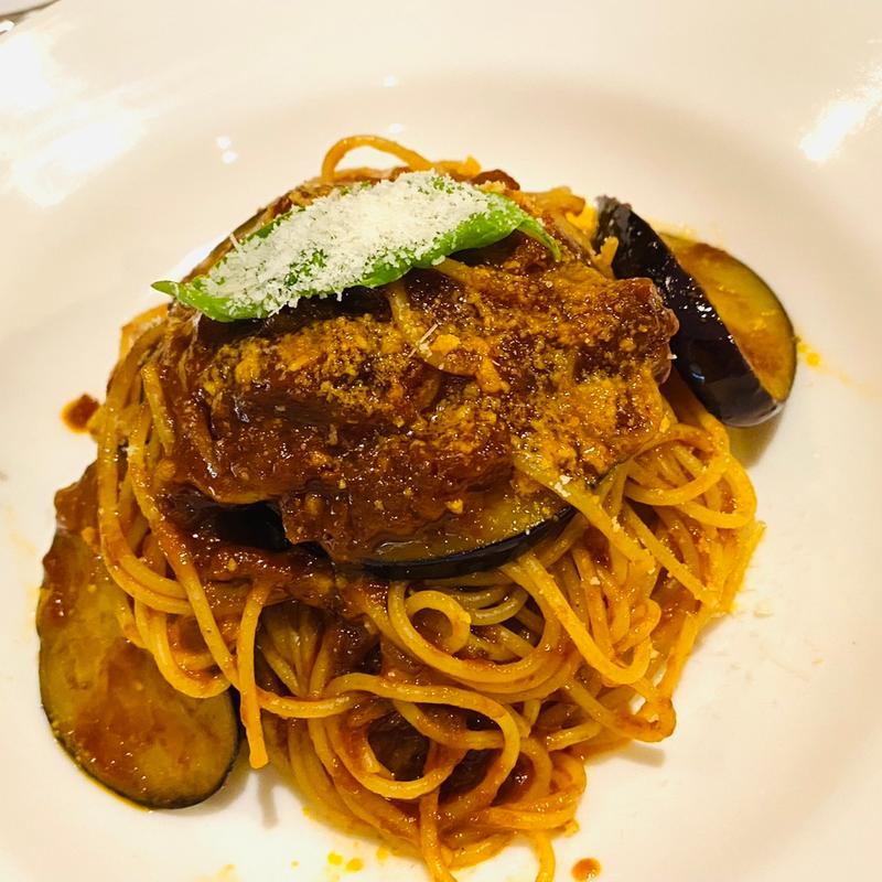 トマトと茄子のシチリア風(ヤマダ カフェ)