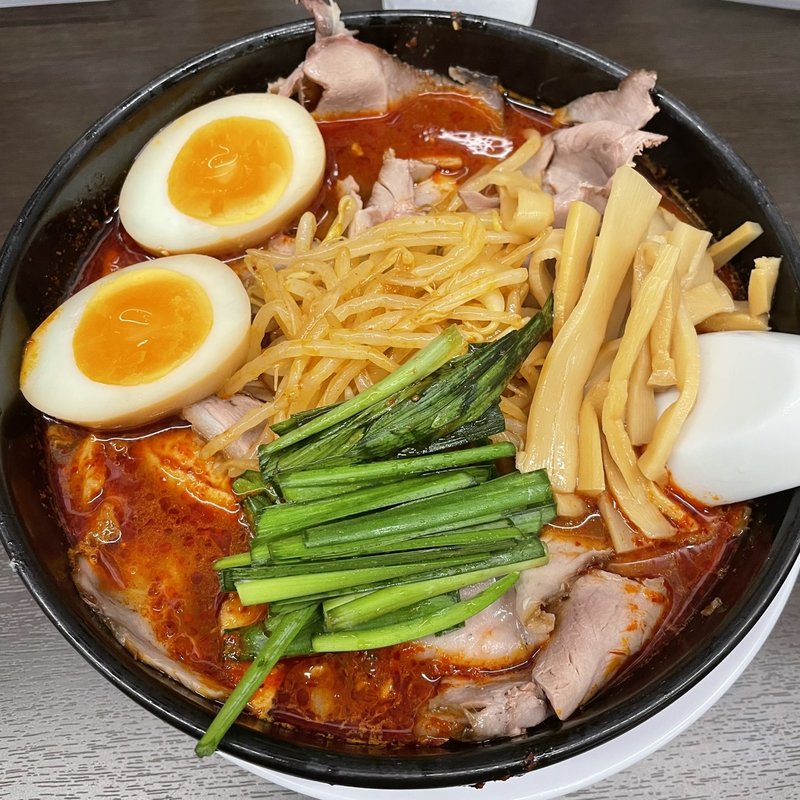 旨辛麺MAX(来来亭 山口湯田店 )