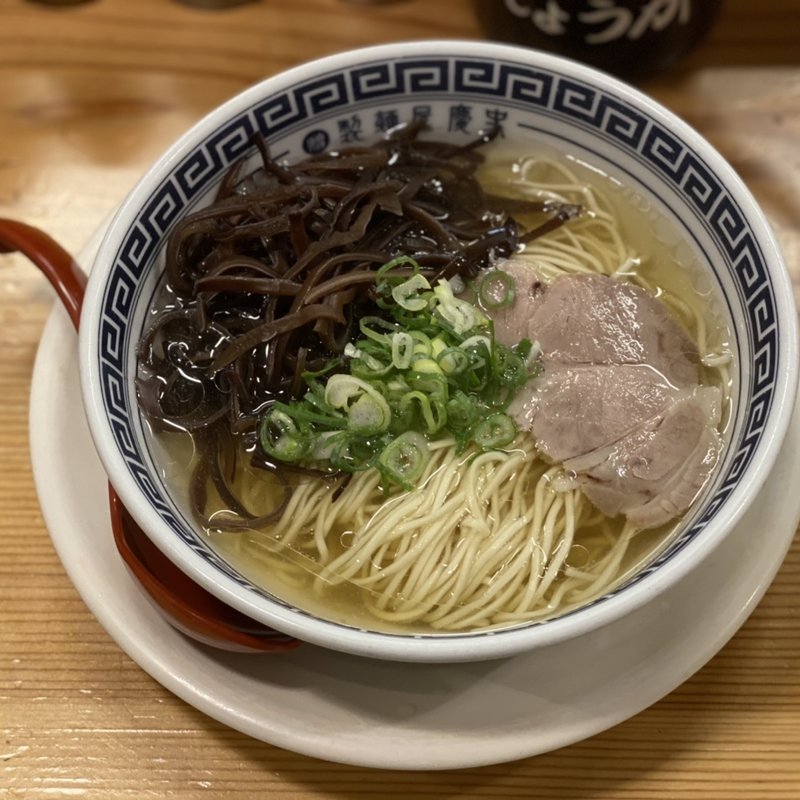 あっさり朝ラーメン(博多屋台 一幸舎 博多一番街店)