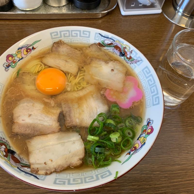 特中華そば+生玉子(泉善)