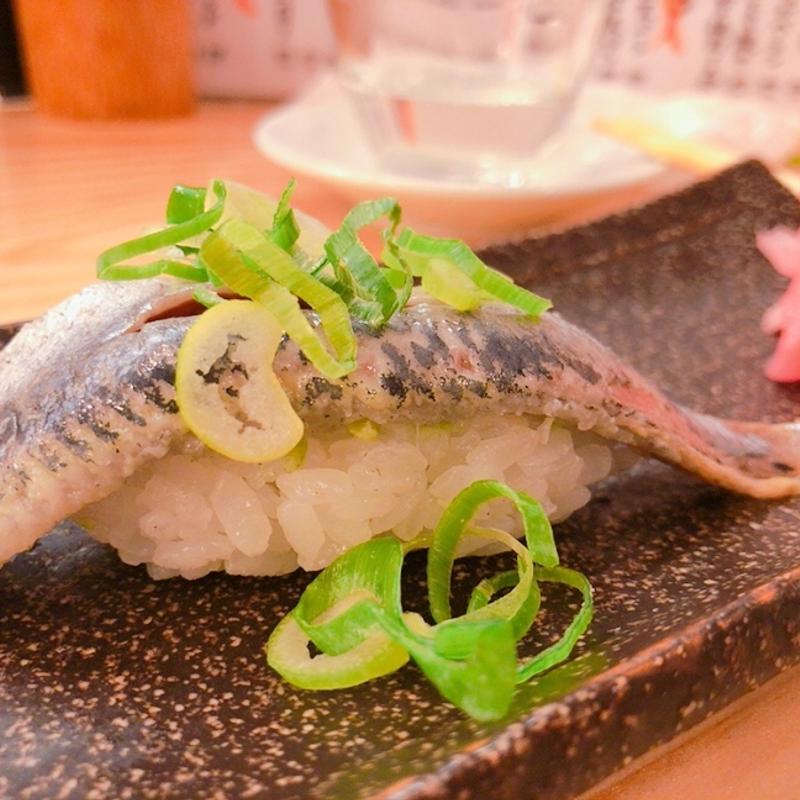 生イワシ 寿司(漁師酒場あらき エキマルシェ大阪店)