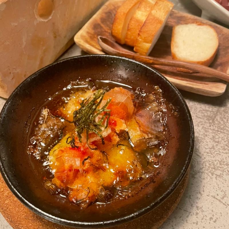 長芋明太アヒージョ(焼き鳥 ショウチャン 恵比寿)