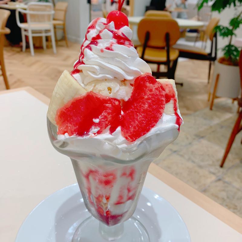 フルーツヨーグルトサンデー(Whitely by Toriba Coffee 京都大丸)