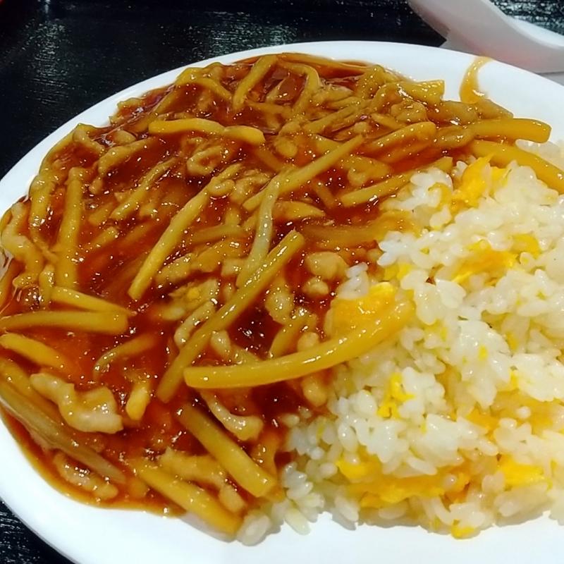 豚肉あんかけチャーハン(良記餃子軒 イオンモール川口店)